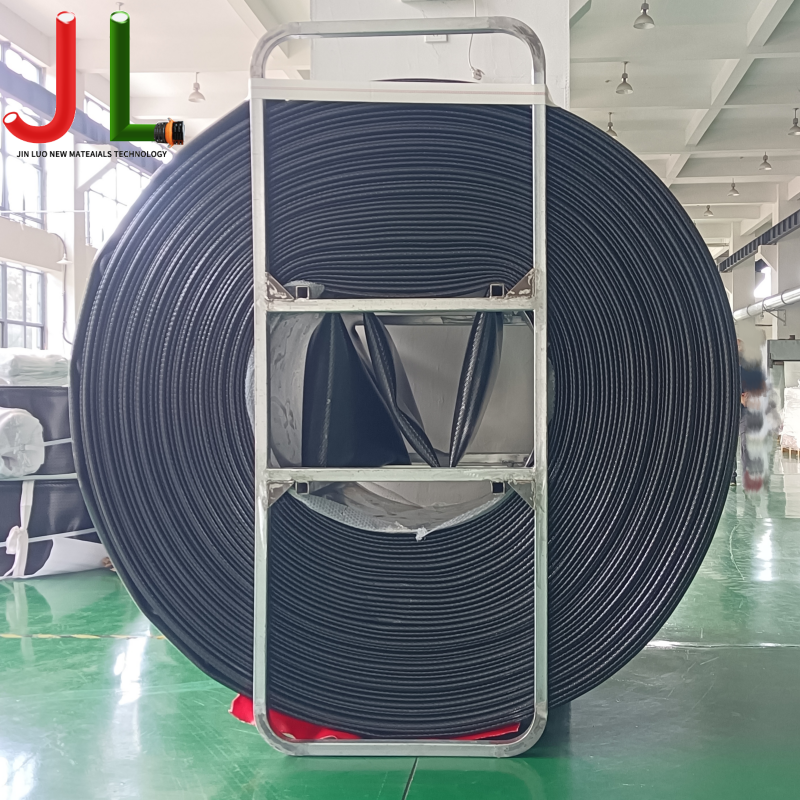 Triple‑Layer TPU Fiber Reinforced Drainage Hose: Inner Liner, Outer Cover at High-Tenacity na Tela Triple‑Layer TPU Fiber Reinforced Drainage Hose: Inner Liner, Outer Cover at High-Tenacity na Tela