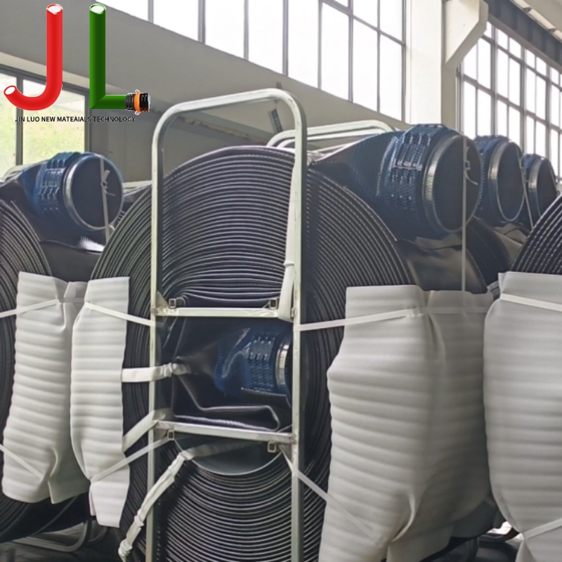 TPU Fabric Reinforced Drainage Hose – Mining at Industrial Grade