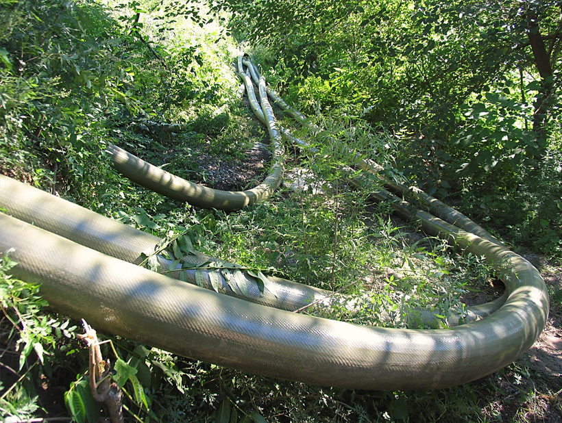 Slurry drag hose