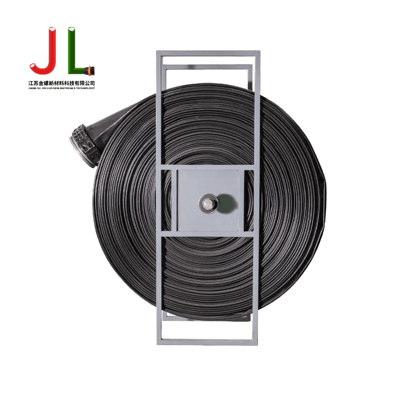 Jinluo double-layer polyurethane flat discharge hose-lumalaban sa langis, lumalaban sa abrasion